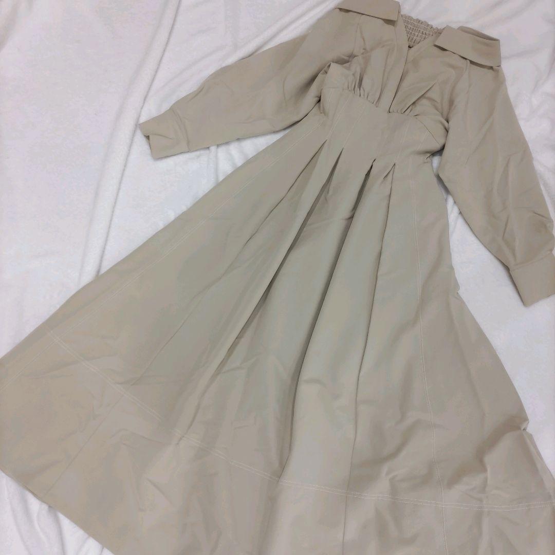 【2024aw】ハーリップトゥ　ワンピース　ドレス（М）ベージュ