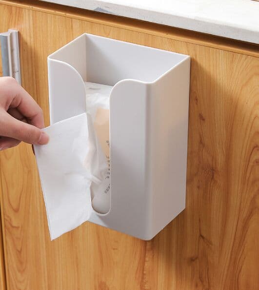 吸紙箱ストラップティッシュ収納箱寝室は穴を開けないでください