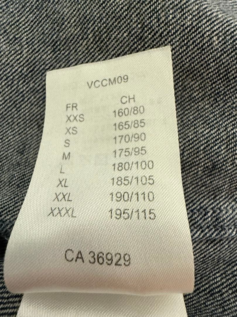 LOUIS VUITTON モノグラム デニムシャツ 半袖 インディゴ 正規品