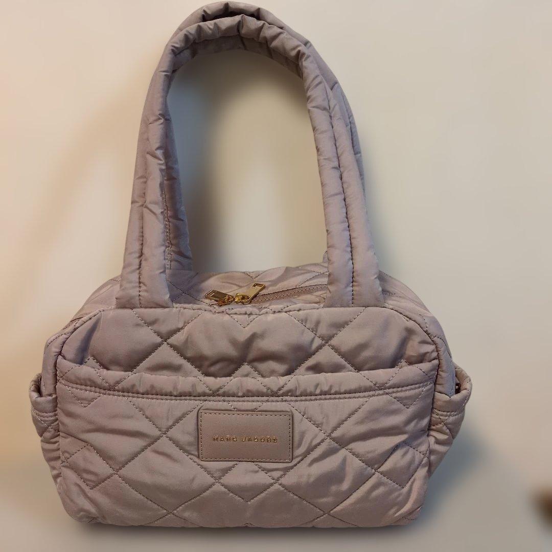 MARC JACOBS　マークジェイコブス キルティングトートバッグ　バーク