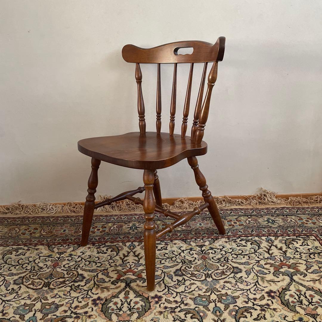 ①柏木工　ダイニングチェア　ウィンザーチェア