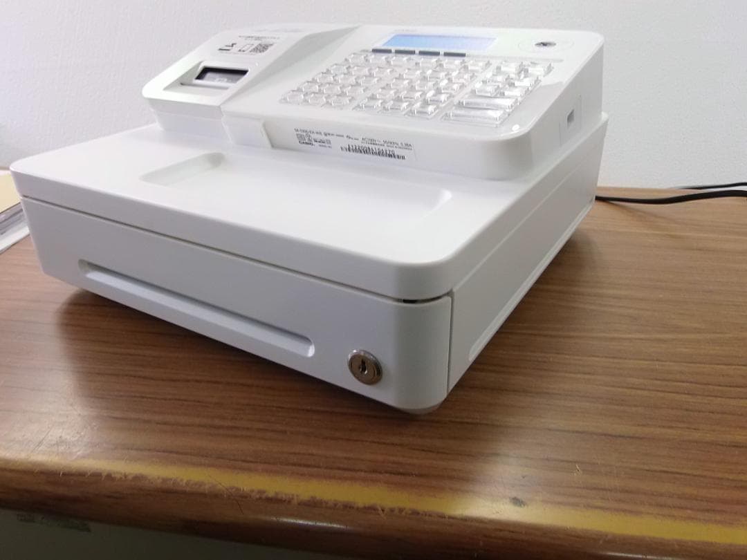 美品24年製211現行機種設定無料カシオSR-S200EXインボイスレジスター