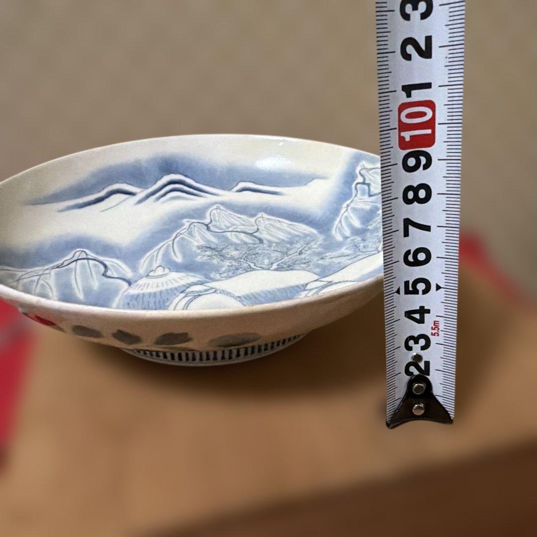 江戸時代 後半 染付　古伊万里 鍋島焼　七寸皿