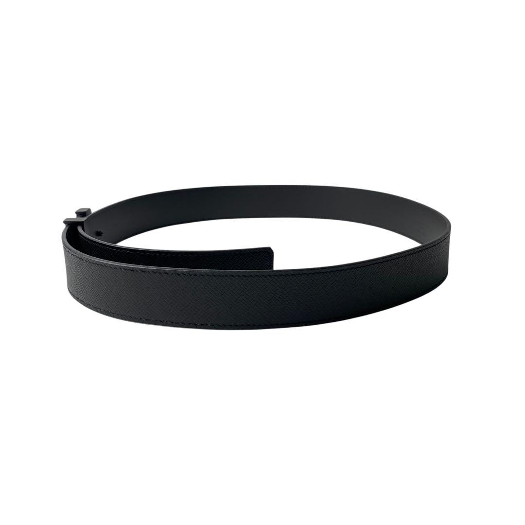 美品 ルイ ヴィトン タイガ サンチュール ベルトM0001 オールブラック