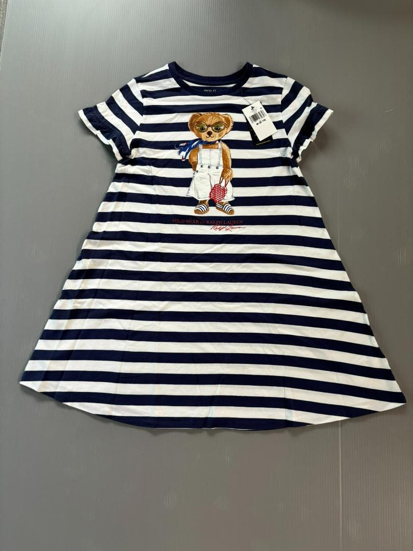 2025新品新作ラルフローレンポロベアガールズ 　ワンピースM（140）