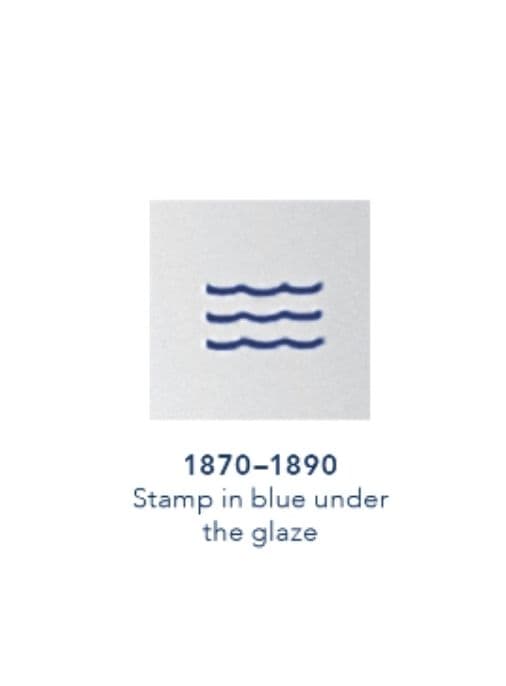 ロイヤルコペンハーゲン　バーガンディフルーテッド　フルレース　プレート