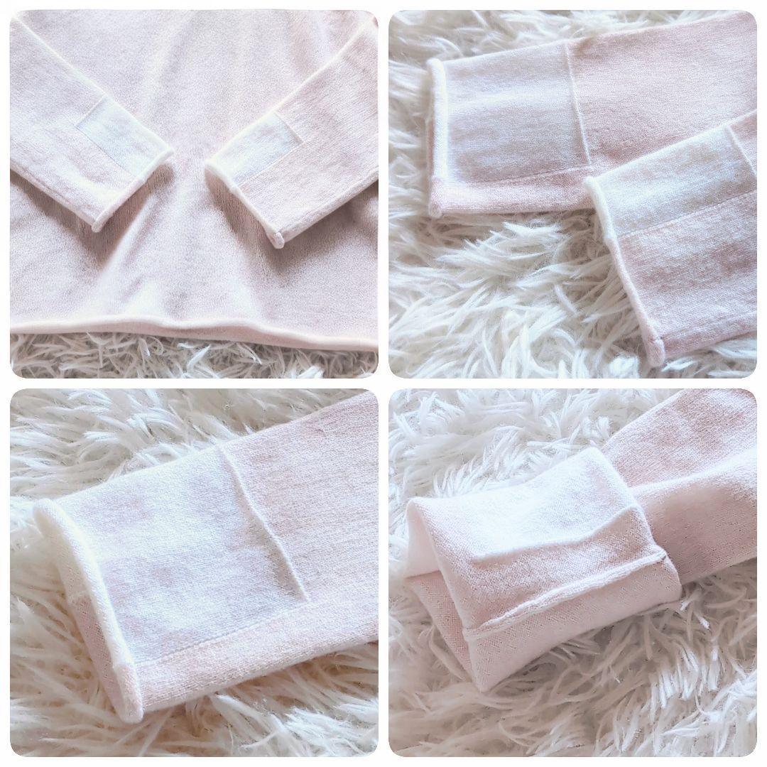 極美品✨️GALERIE VIE カシミヤ100タートルニット F バイカラー