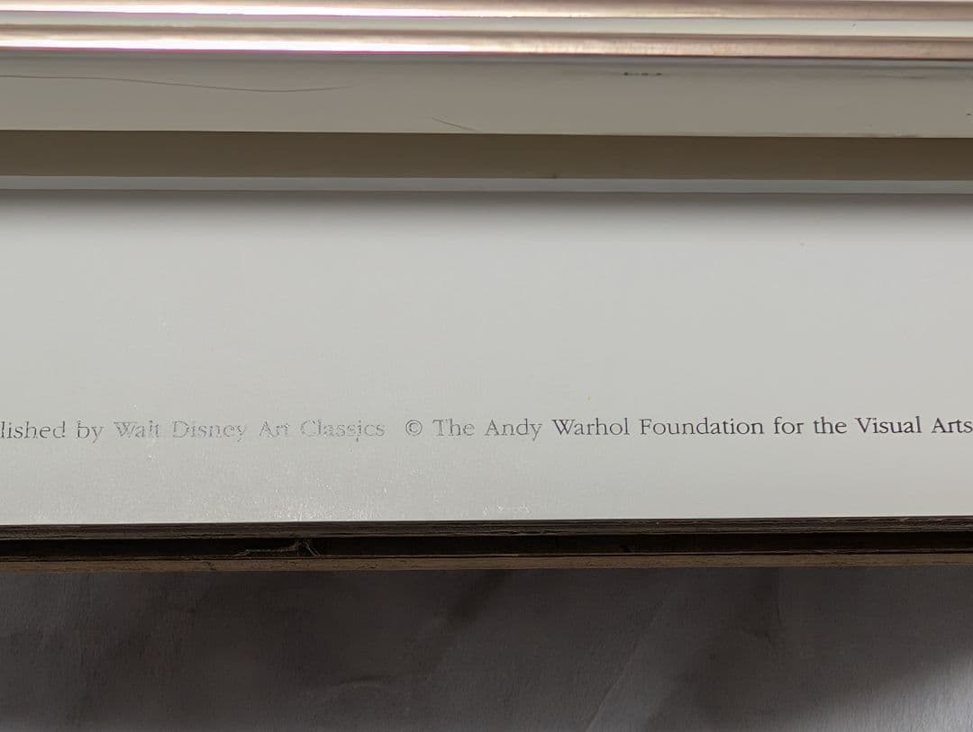 送料込み 【 アンディ・ウォーホル 】1981 ミッキーマウス ポスター