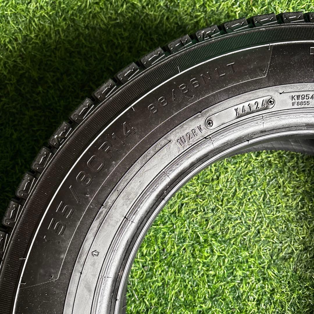 バ*男様 155/80R14(88/86N)LT 2024年製 残溝有り/DUN