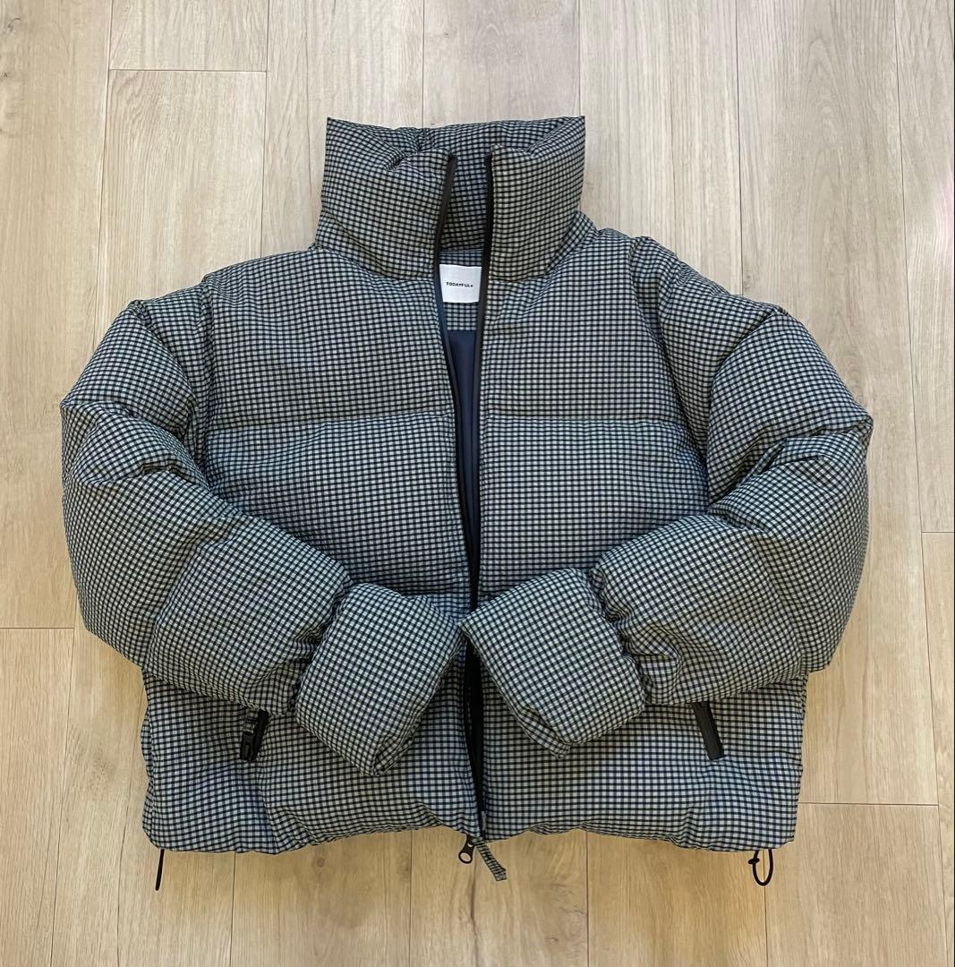 トゥデイフル　todayful anuke ダウン　チェックダウンジャケット