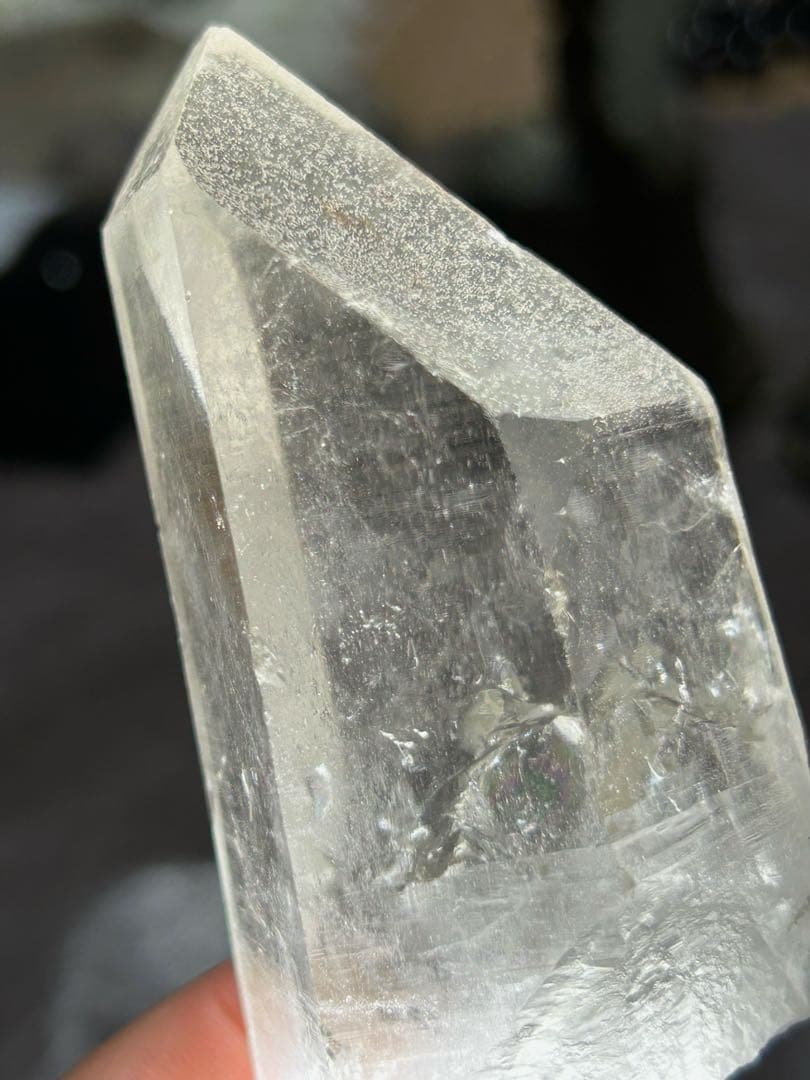 ☆別格高級品！福財龍王秘宝②！貫入！マニカラン　クォーツインクォーツ　水晶　原石