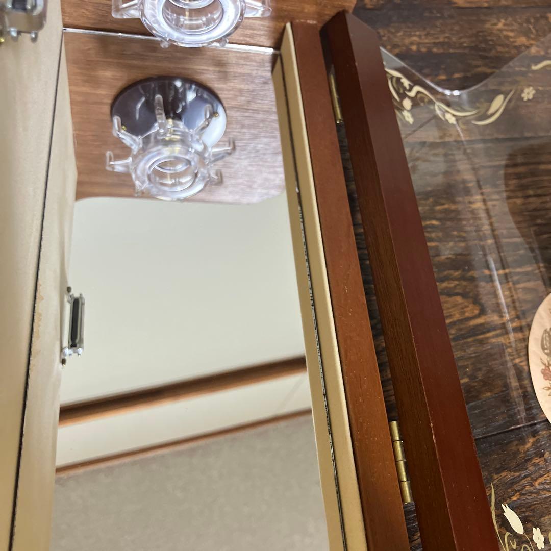 【タグ付き＊未使用】G-wood ジュエリーボックス　オルゴール　天然木　昭和