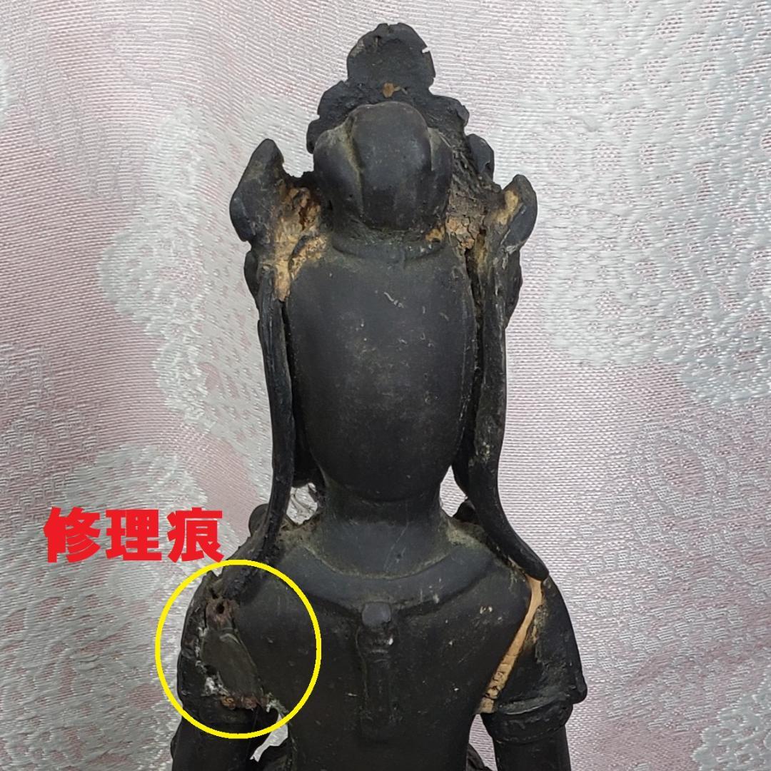 【名宝】◆金銅観音菩薩立像 新羅仏 仏像◆検）天平仏 飛鳥仏 百済仏 空海