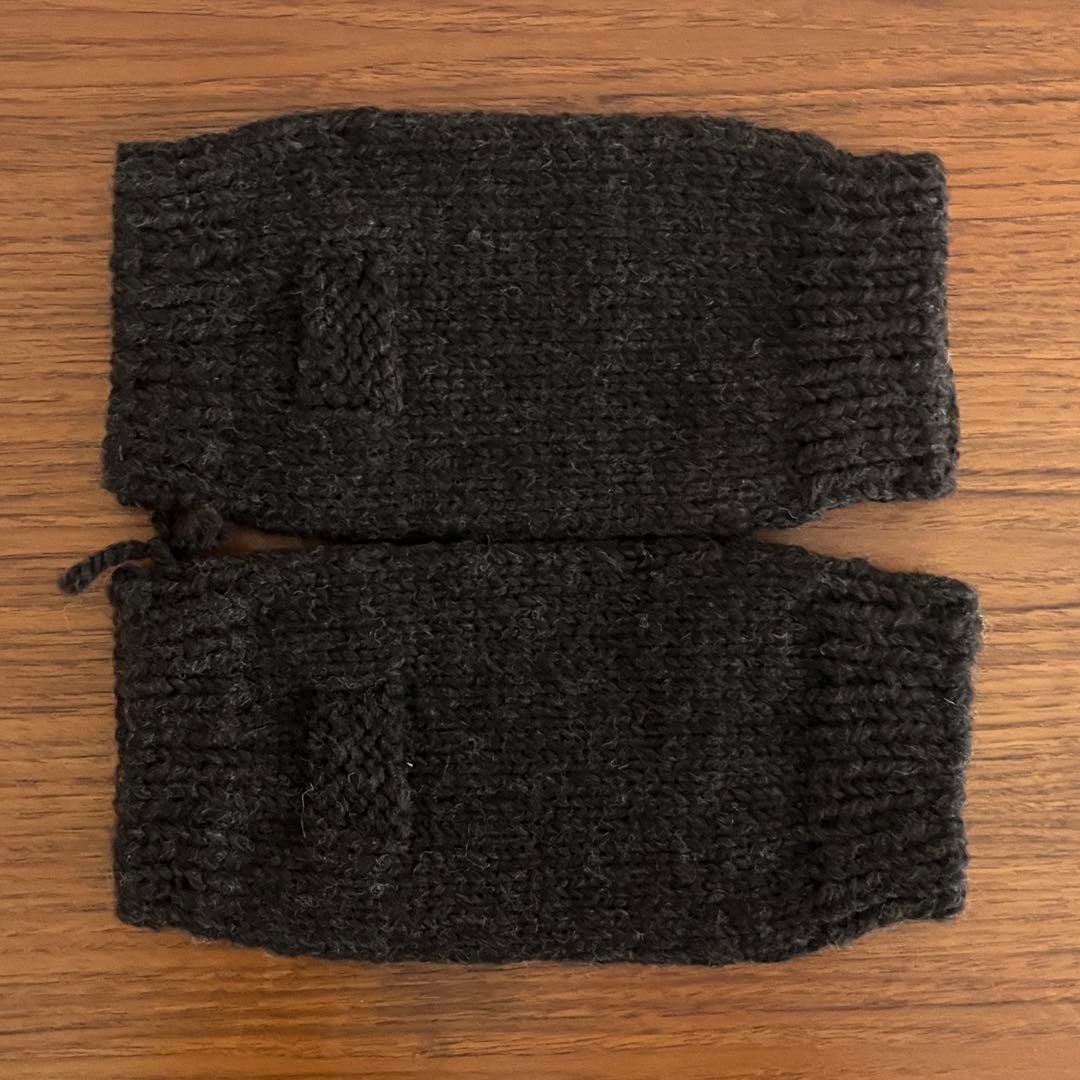 ランデヴーオーグローブ　ウール　手袋　ダークブラウン