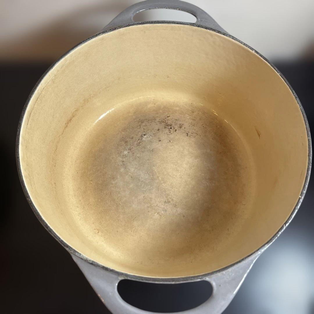 クーザンス 両手鍋 LA DOUFEU グレー 鋳物鍋