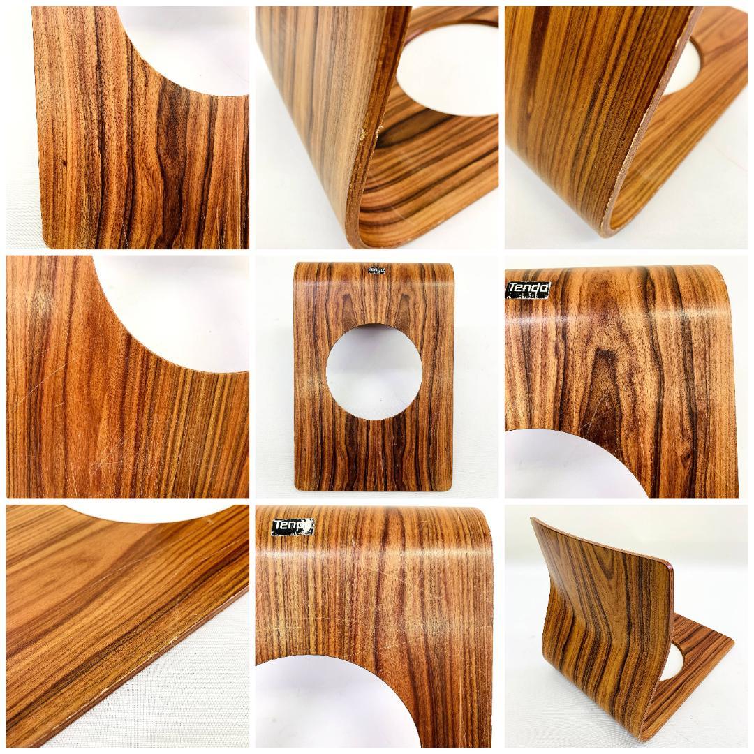 Tendo 天童木工 座椅子 2脚セット 藤森健次 曲木 ケヤキ ローズウッド⑥