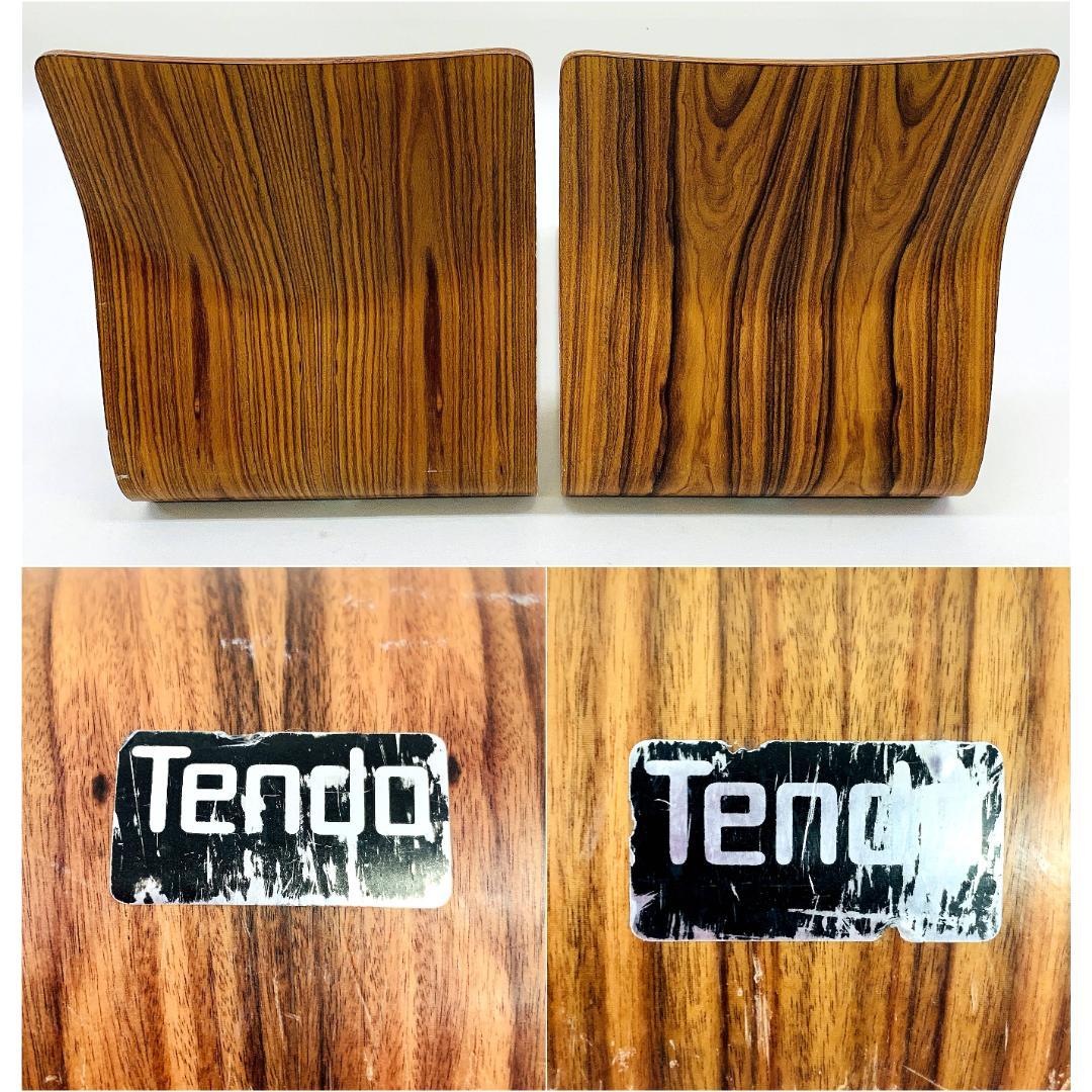 Tendo 天童木工 座椅子 2脚セット 藤森健次 曲木 ケヤキ ローズウッド⑥