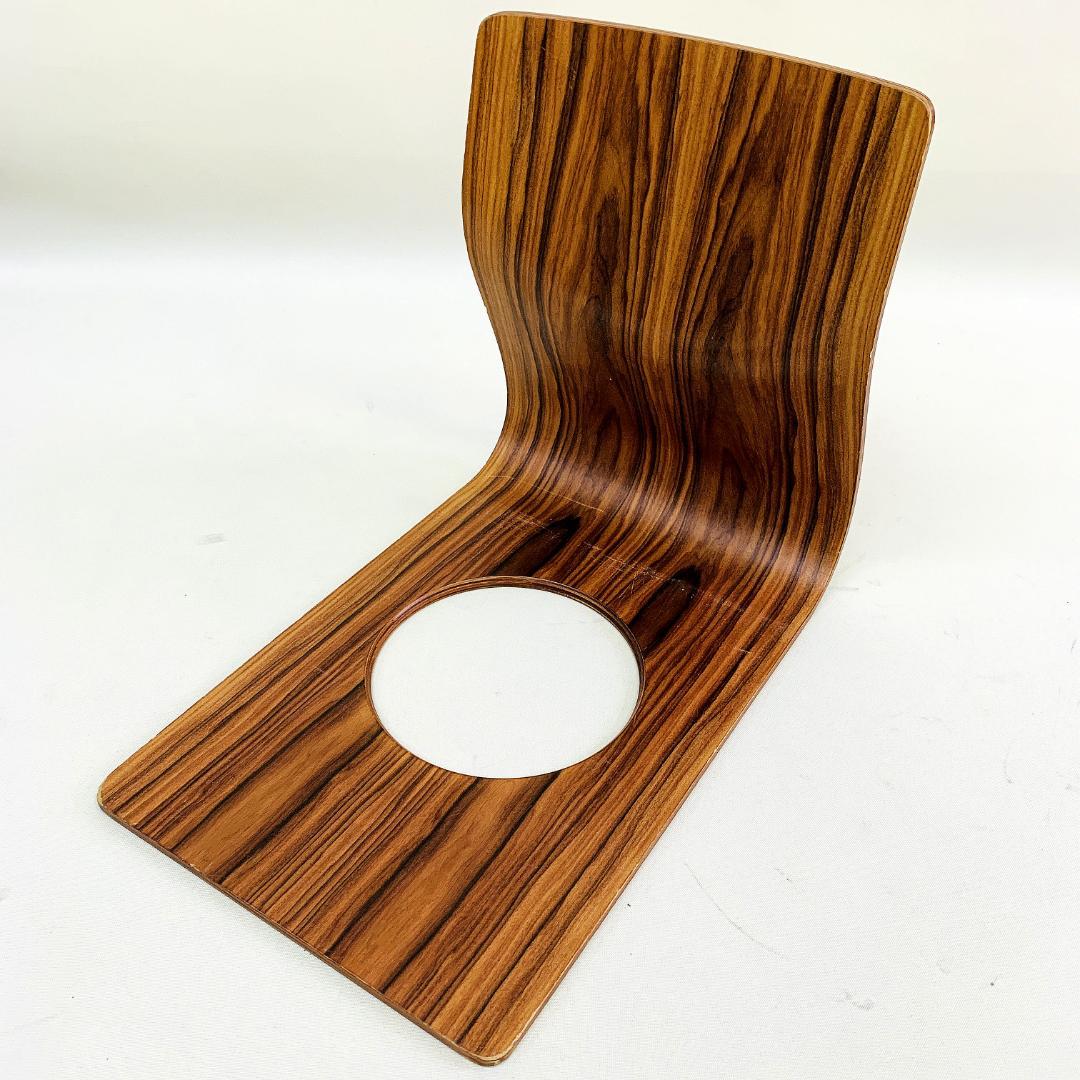 Tendo 天童木工 座椅子 2脚セット 藤森健次 曲木 ケヤキ ローズウッド⑥