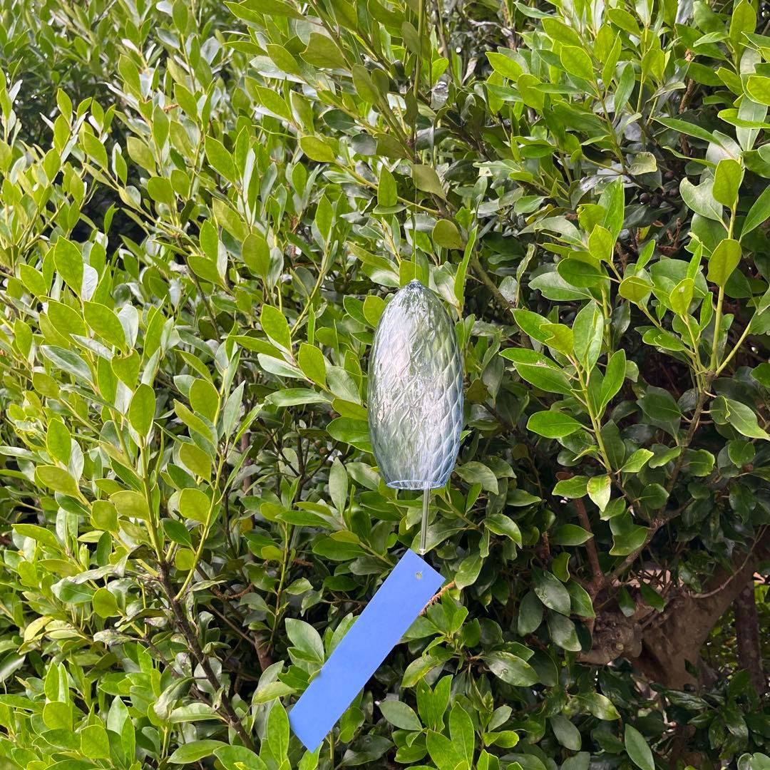 富山ガラス風鈴魚子模様硝子アーティスト作家ハンドブロウ別注オリジナル限定新品