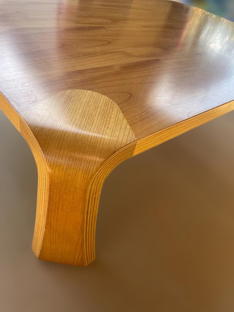 天童木工　乾三郎モデル　センターテーブル　天然木合板　11c50