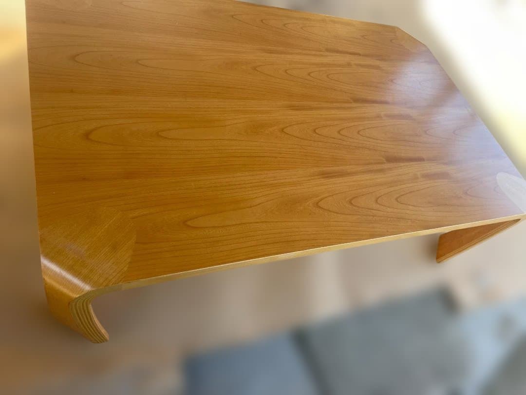 天童木工　乾三郎モデル　センターテーブル　天然木合板　11c50