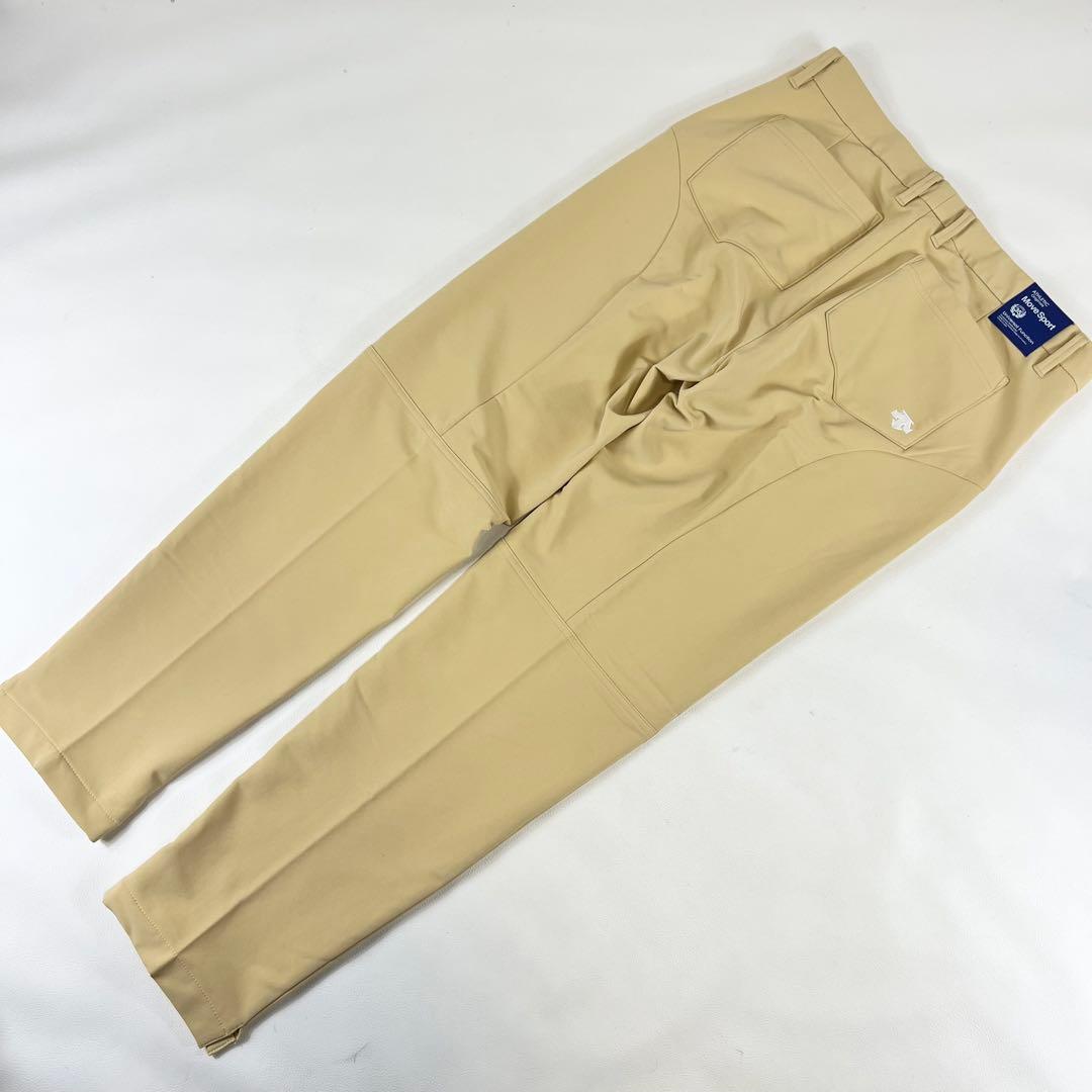 【美品】デサントゴルフ パンツ メンズウェア XL 裏起毛 ストレッチ ベージュ