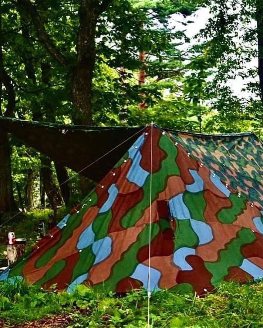 【軍幕屋】ノルウェー軍初期カモフラージュ★超希少★ビンテージ★1960年代