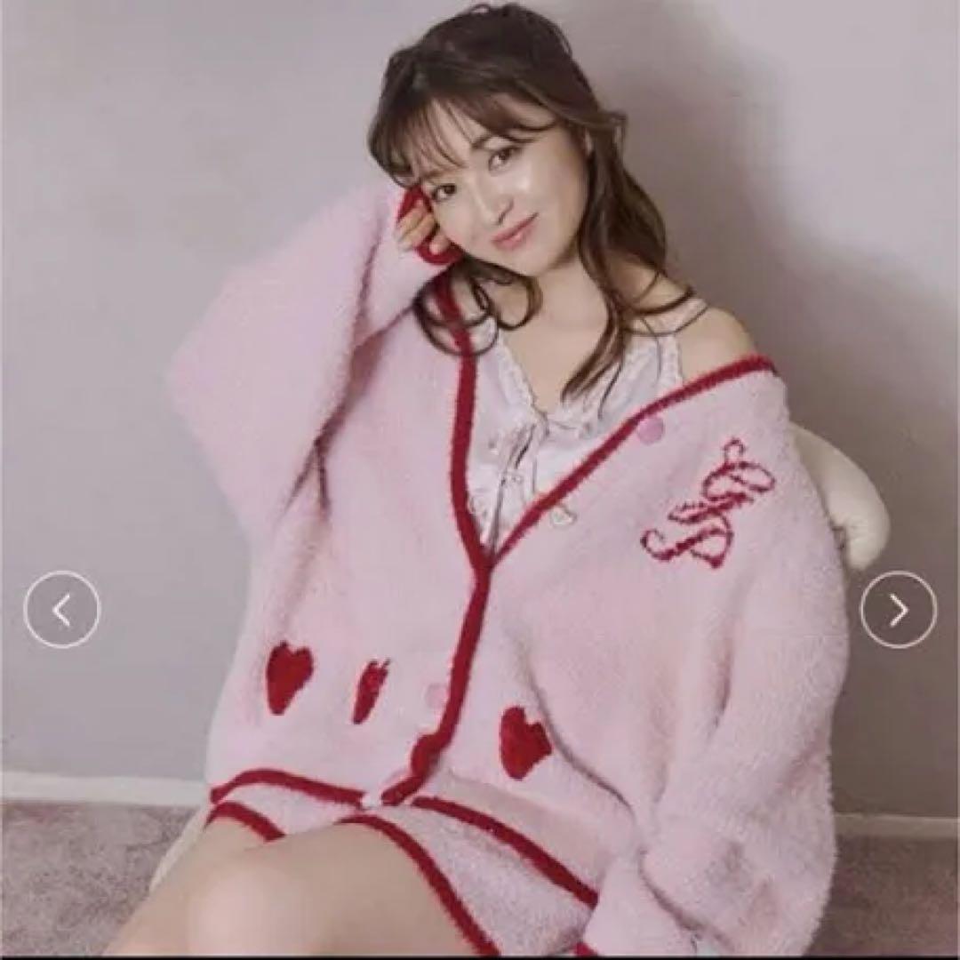 ジェラートピケ　ラメフェザーカーディガン・ショートパンツ　セットアップ