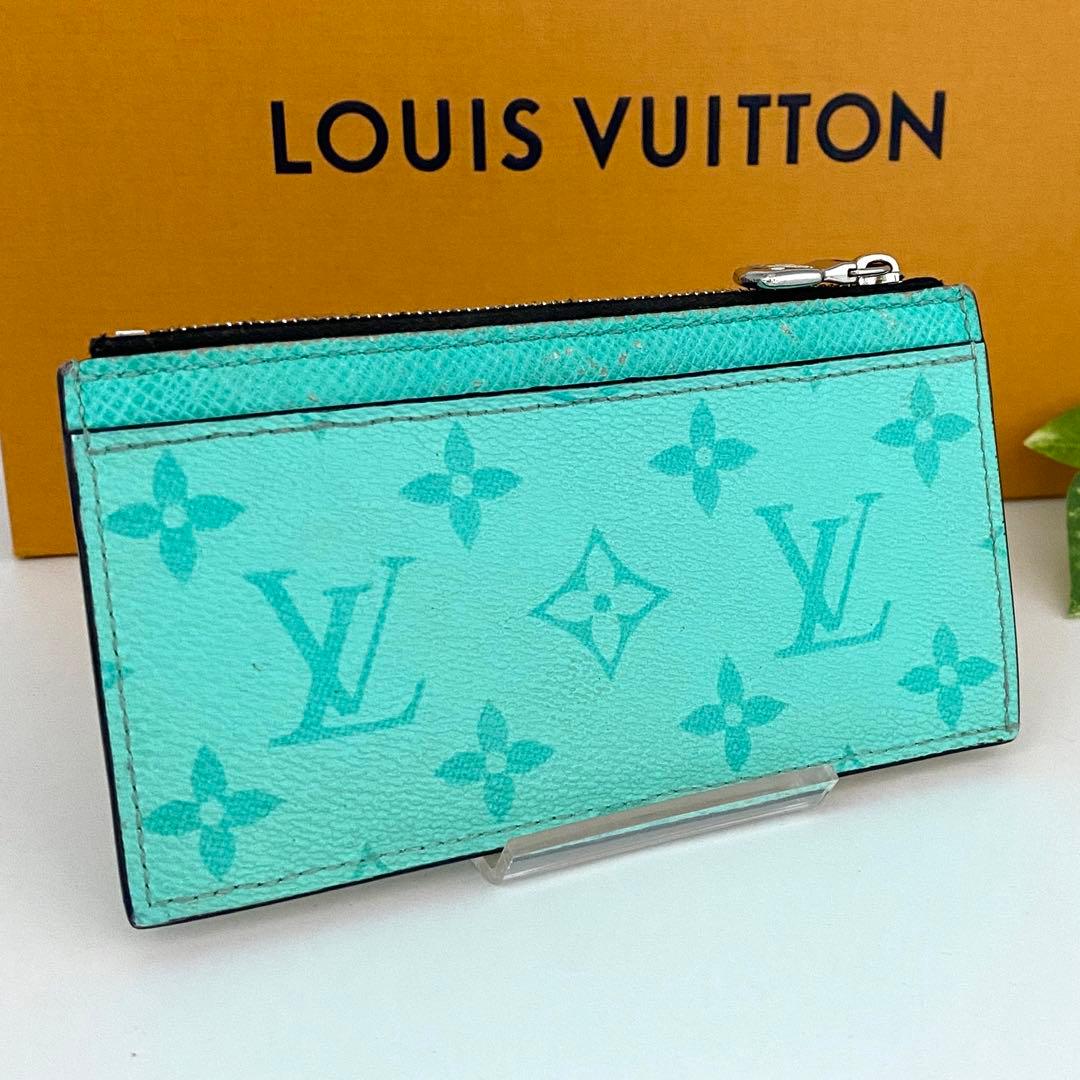 ルイヴィトン モノグラム タイガラマ カードホルダー グリーン RFID