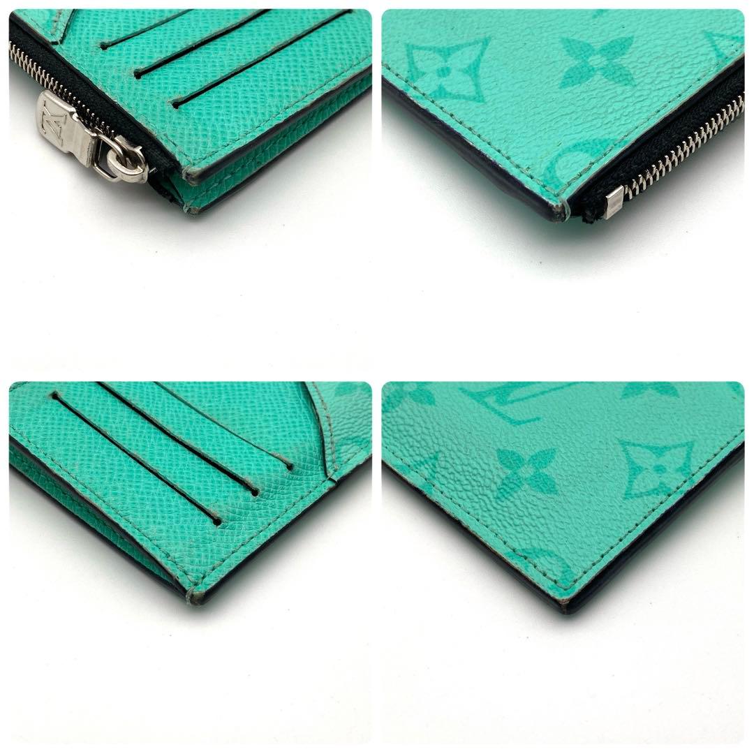 ルイヴィトン モノグラム タイガラマ カードホルダー グリーン RFID