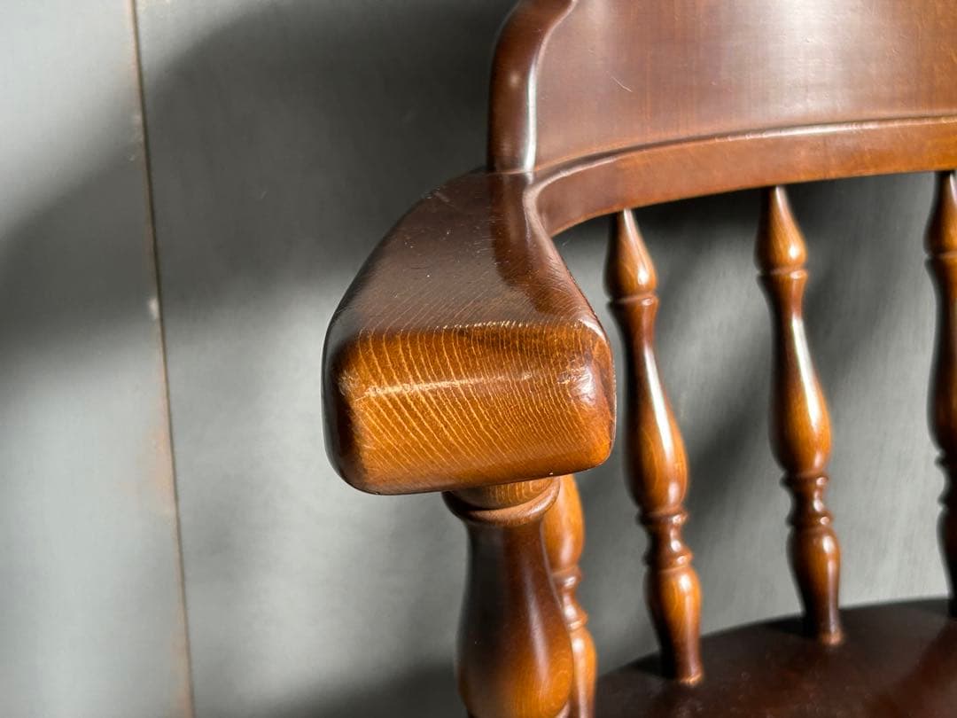 ③飛騨産業　ウィンザーチェア　アームチェア　ヴィンテージ　キャプテンチェア　IS