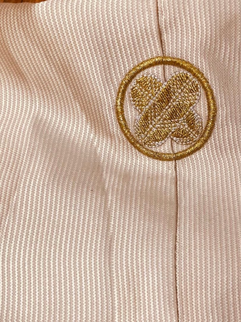 七五三 五歳京都御曹司御用達誂え‼️オフホワイト紋付アンサンブル格上安心フルセット