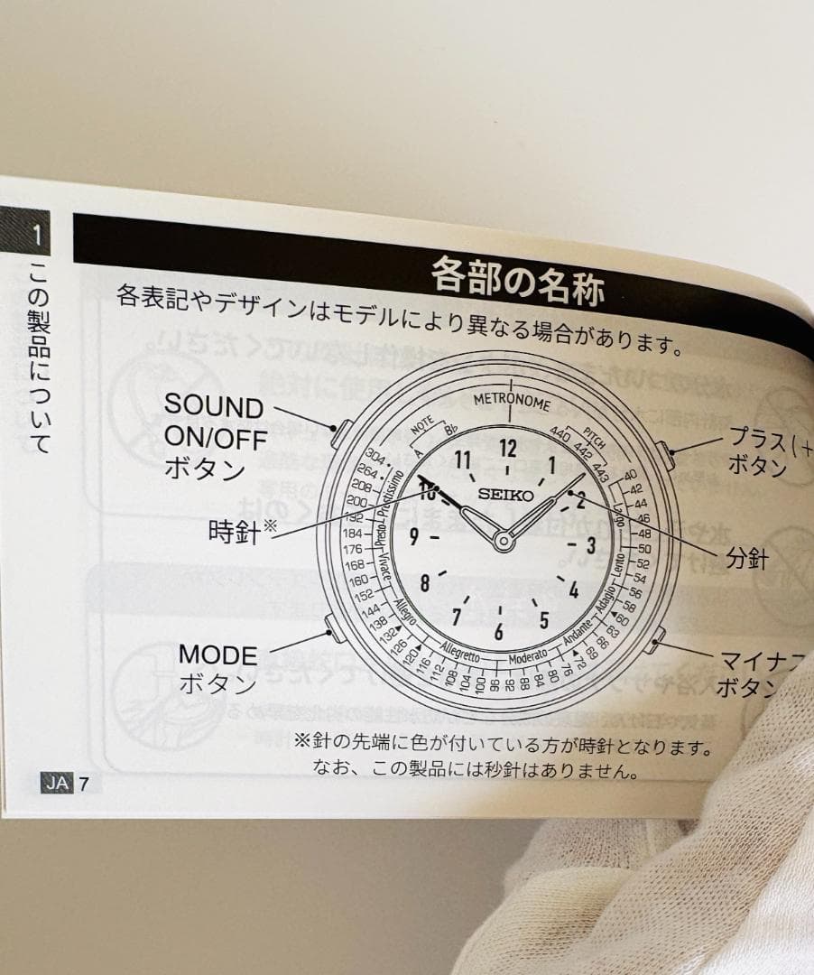 SEIKO SMW006A メトロノームウォッチ 未使用 保証書 箱付き