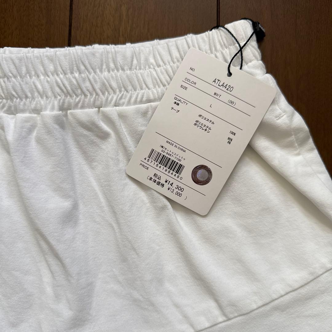 Admiral ホワイト プリーツスカート Lサイズ