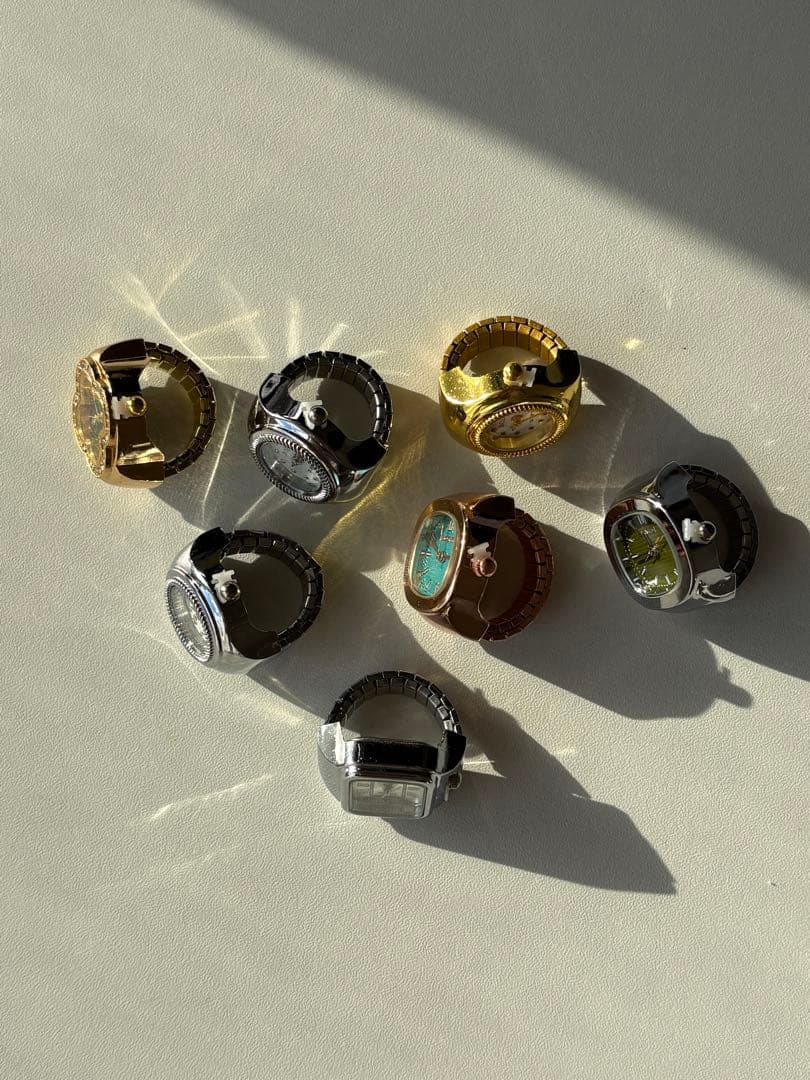 アクセサリー Bozhirings NAUTILUS RING / ROSE BLUE