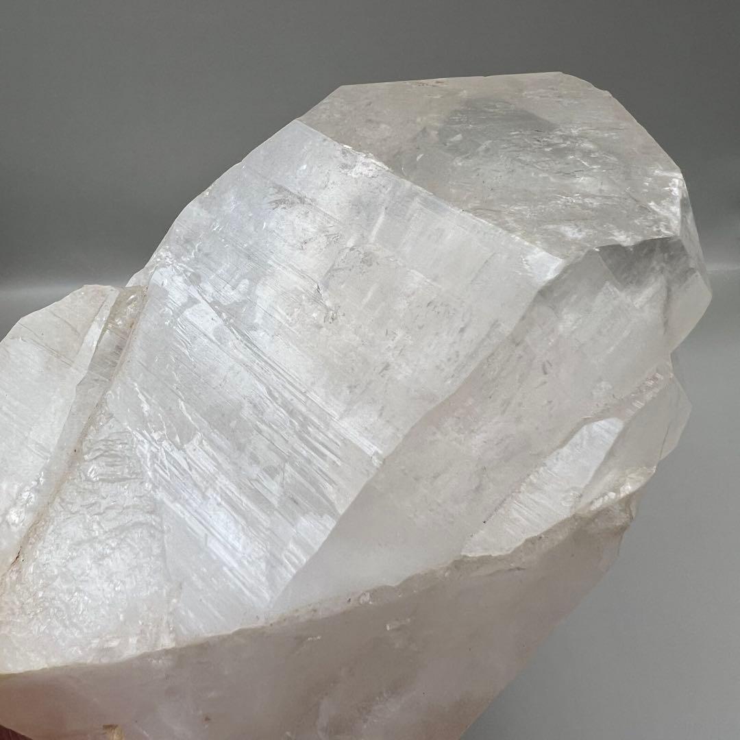 （m13）マニカラン水晶マスタークリスタル虹レムリアンリッジ大型単結晶