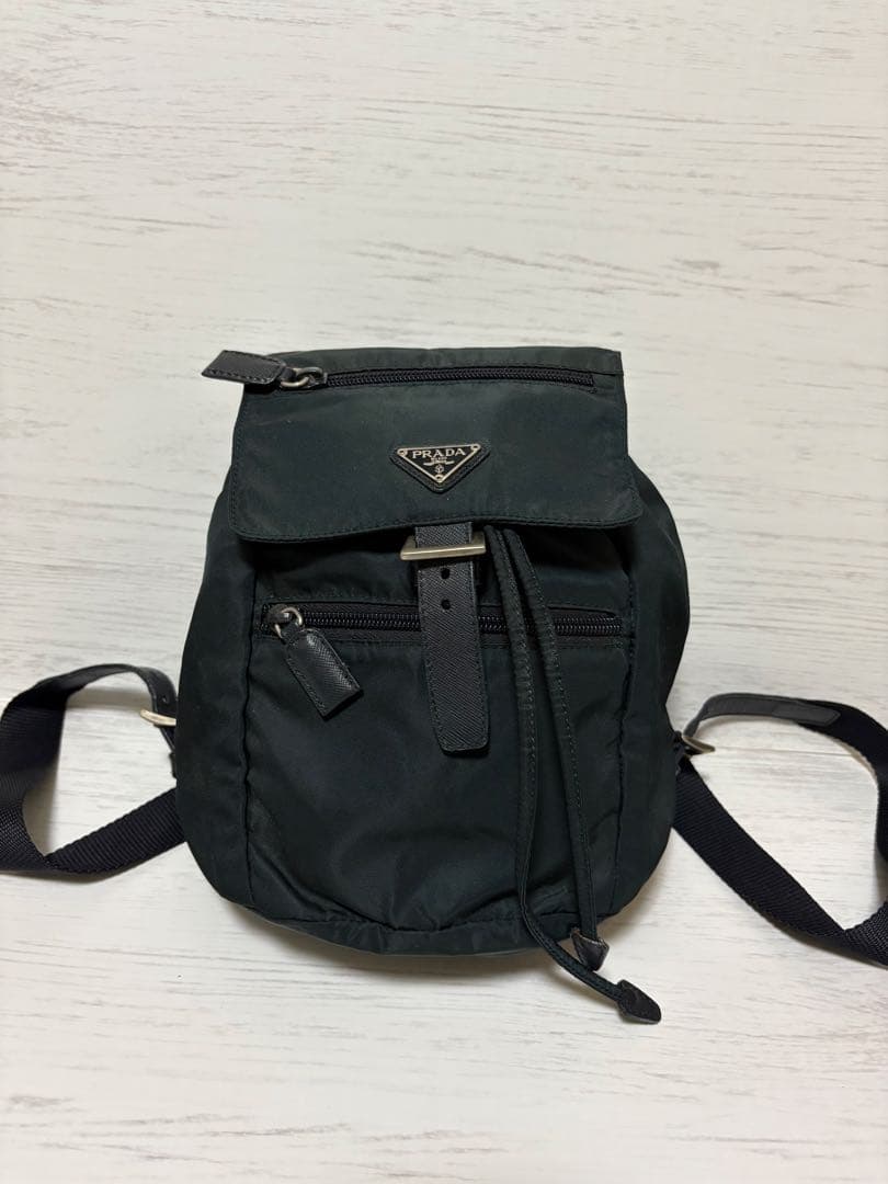 PRADA ブラック ナイロン バックパック