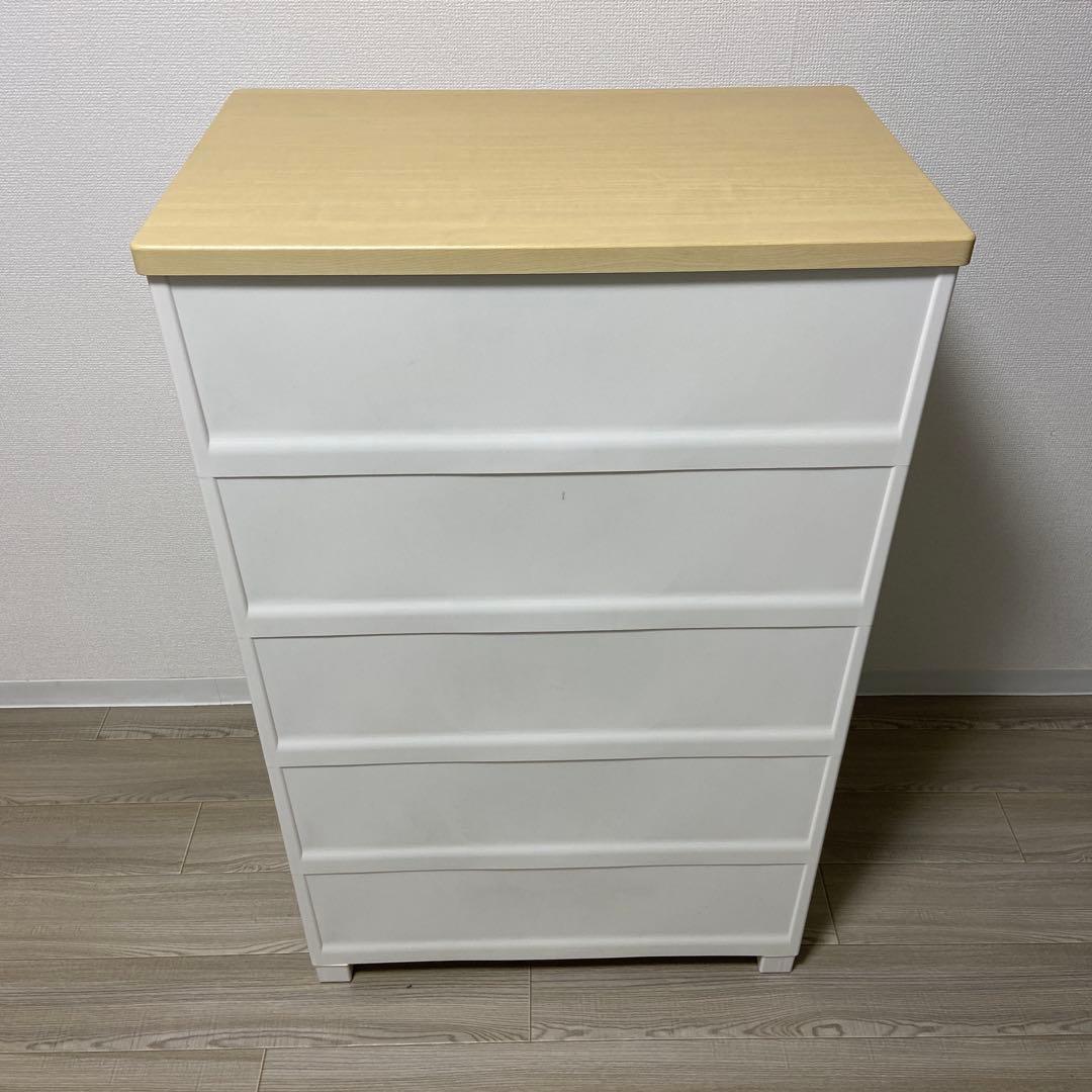 タンス 天馬 フィッツプラス 収納ケース 衣装ケース 引き出し F6505 白