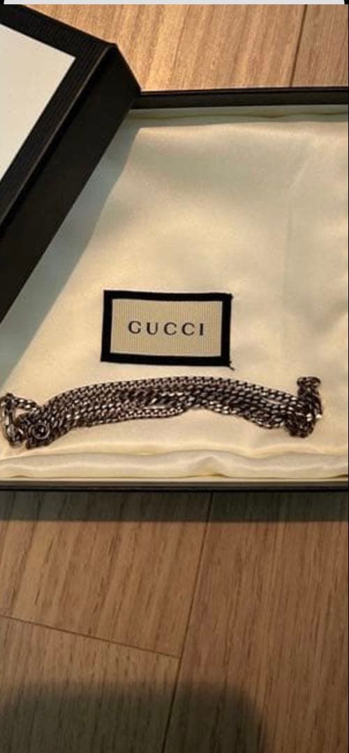 GUCCI シルバー喜平ネックレス