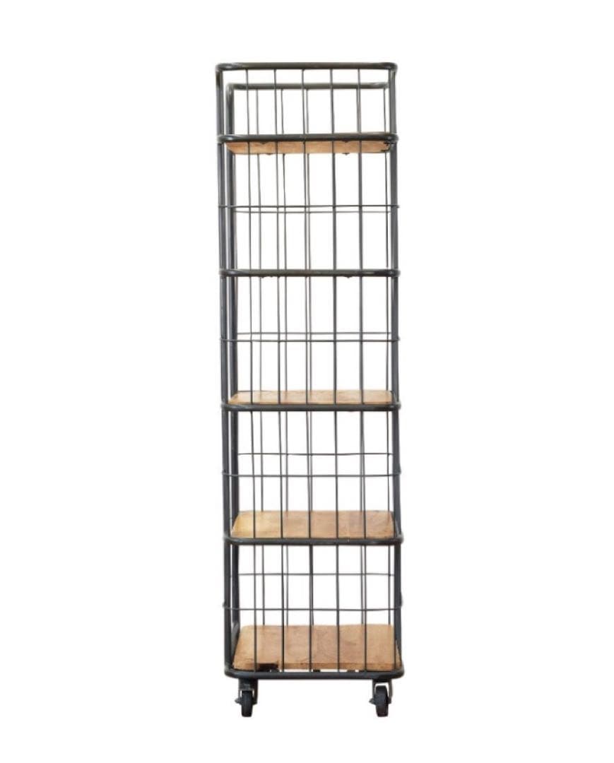 アイアン ラック 鉄板 インダストリアル 棚 高さ160cm