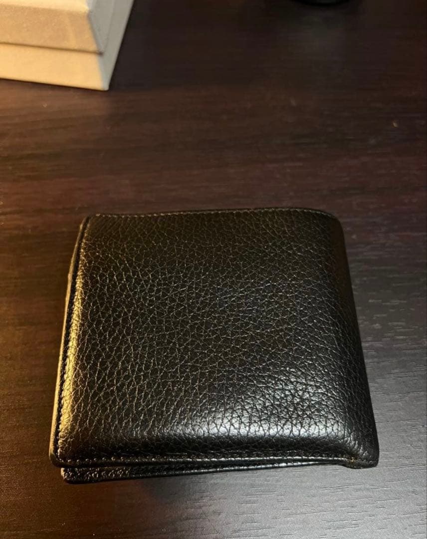 Vivienne Westwood 黒 レザー 二つ折り財布