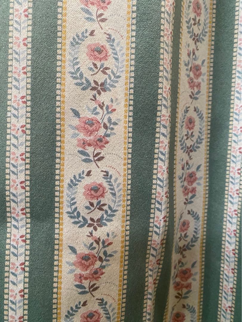 あお様製専用＊遮光カーテン 花柄 昭和レトロ 当時物 インテリア