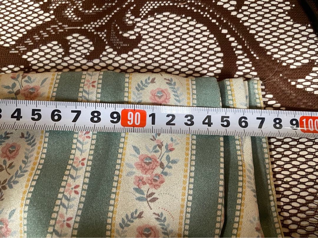 あお様製専用＊遮光カーテン 花柄 昭和レトロ 当時物 インテリア