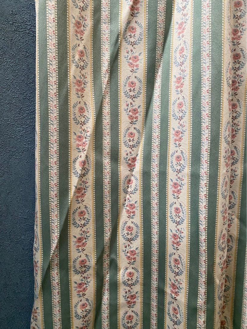 あお様製専用＊遮光カーテン 花柄 昭和レトロ 当時物 インテリア