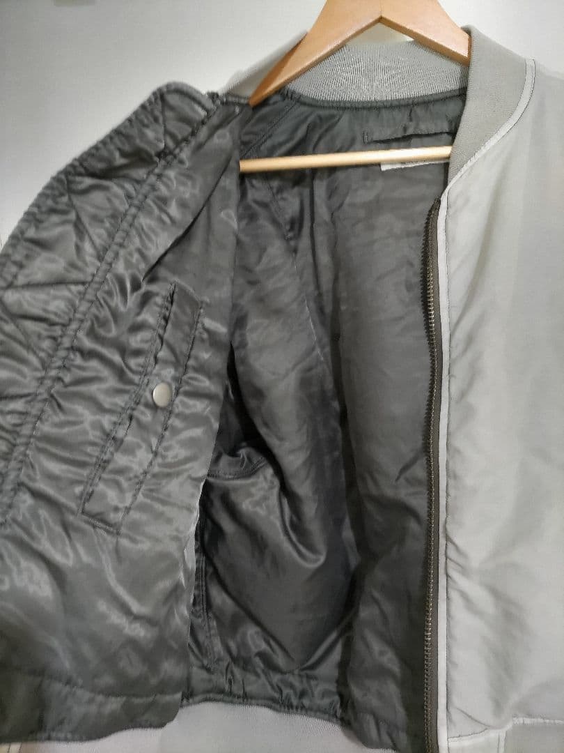 新品ジャーナルスタンダード　グレー MA-1 フライトジャケット M