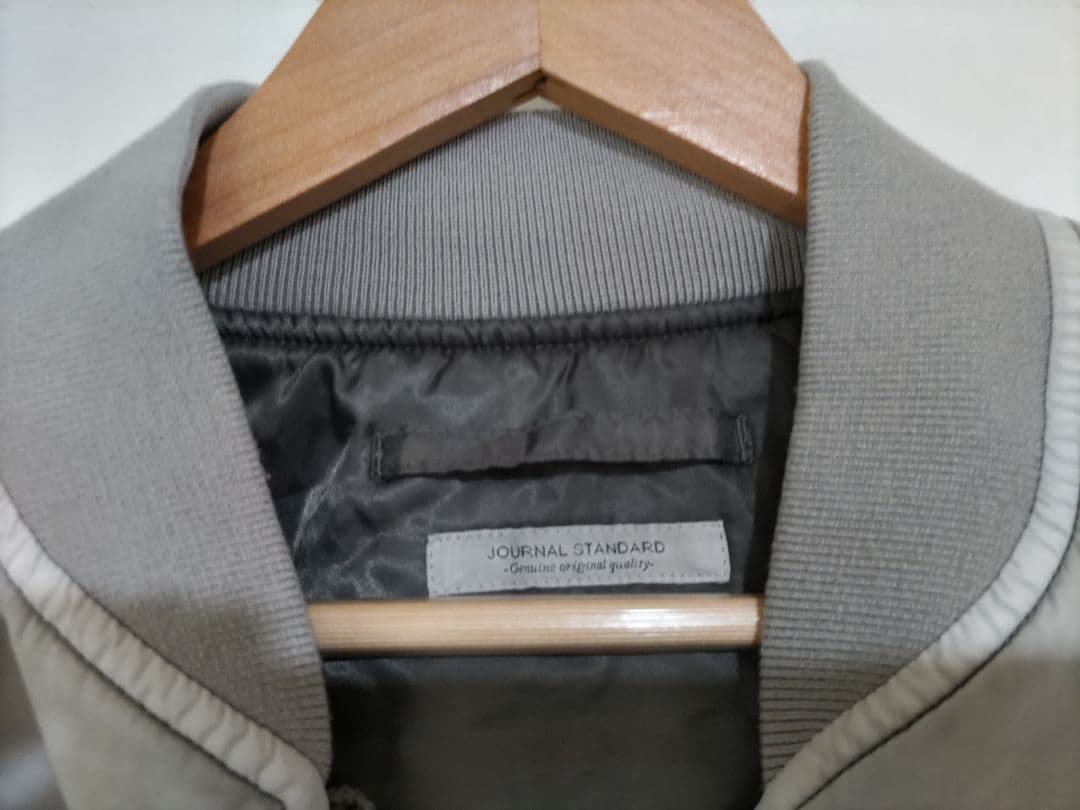 新品ジャーナルスタンダード　グレー MA-1 フライトジャケット M