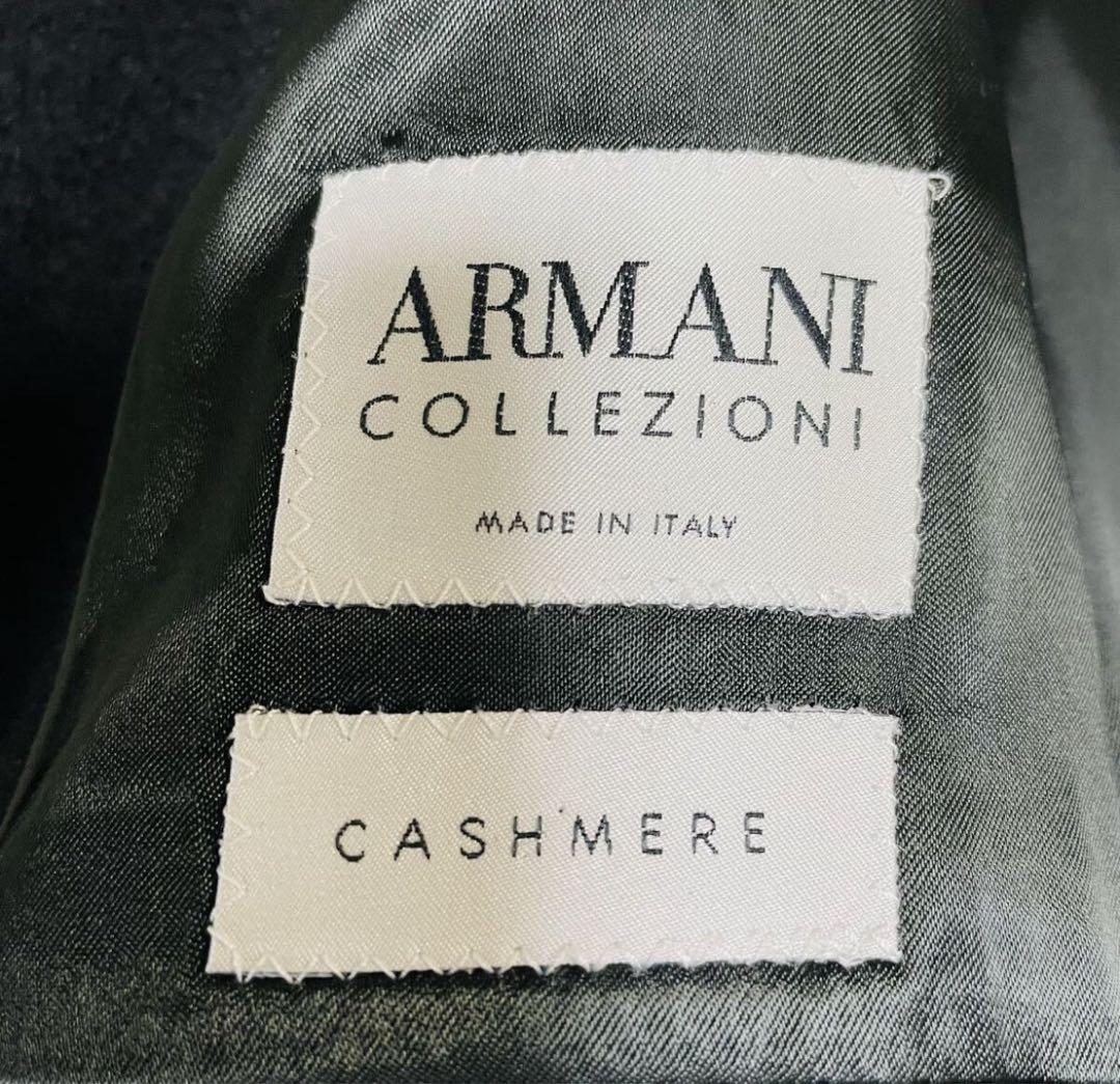 美品　最高級カシミヤ100% アルマーニ コレツォーニ ロングステンカラーコート