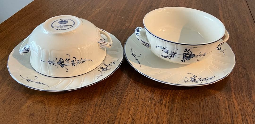 オールドルクセンブルク ビレロイ&ボッホ スープ皿 旧ロゴ