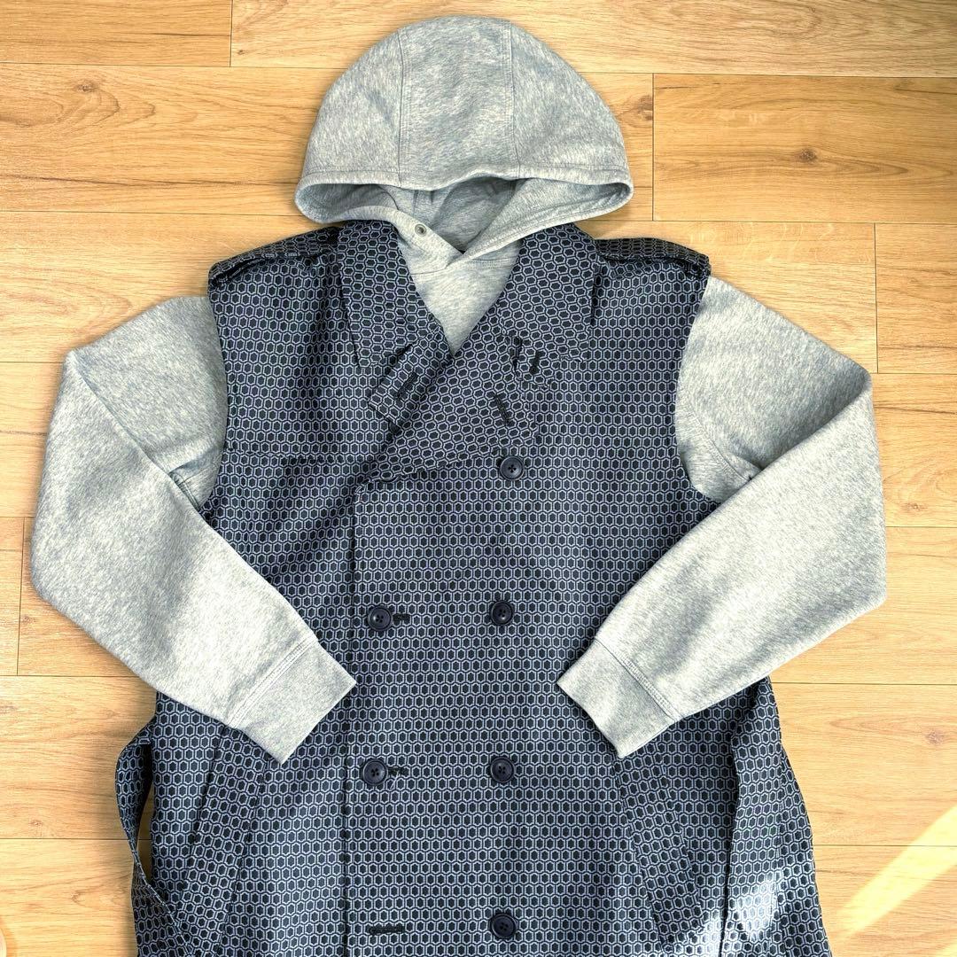 美品 MR.GENTLEMAN ノースリーブトレンチコート シルク混 Lサイズ