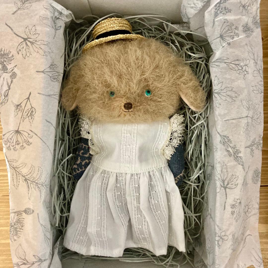 ぬいぐるみ作家 Ange.さんのモフモフわん